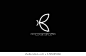 K abstract vector logo monogram template