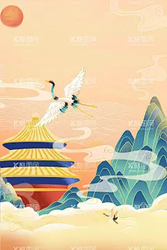 国潮背景  - 源文件下载【酷图网】国潮,国潮背景,中国风,中国风背景,国潮山水背景,国潮山水,山水背景,手绘山水背景,云雾缭绕,山雾,云雾,山水画背景墙,国潮包装,包装插画,包装盒背景,山水,意境山水,群山,山雾缭绕,中式国潮山水,中国风国潮,
