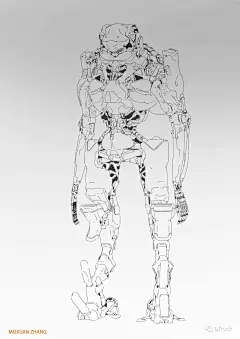 如何设计出呆萌的机甲战士？ | 美国自由插画家moxuan zhang作品欣赏