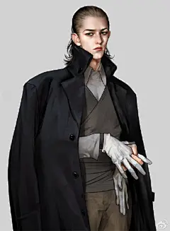 每当我想画霸道总裁的时候总是想起西恩~~~~（为什么有人说他像张根硕.........）