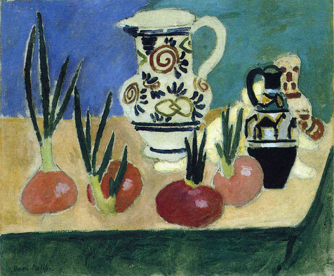 The Red Onions #油画# ...