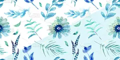 春花无缝图案