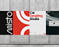 Auto car detailing identity logo modern site tuning UI ux