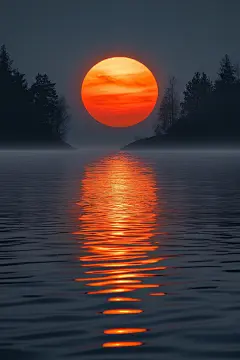 日落美景自然风景