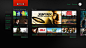 Netflix on Xbox One : Netflix UI design for the Xbox One