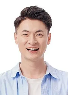 一寸证件照-白底清爽男士