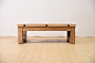 铮舍 老榆木茶桌 老榆木咖啡桌 实木桌子 原创 设计 新款 2013