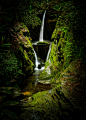 Duggers Creek Falls : Duggers Creek Falls - just north of Linville Falls, North Carolina
