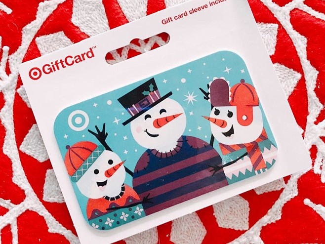 Snowman Target GiftC...