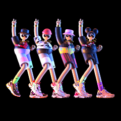 紧张的马尾辫采集到C4D