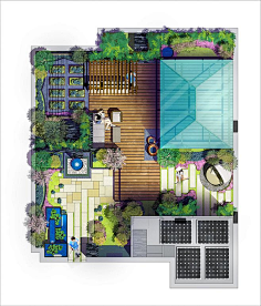 庭院 空间 景观设计1庭院设计平面图-花瓣网|陪你做生活的设计师 | 庭院 空间 景观设计1庭院设计平面图