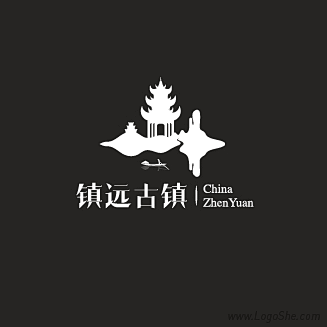 镇远古镇Logo设计-花瓣网