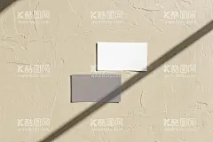文艺光影名片样机  - 源文件下载【酷图网】小清新,素雅,美妆,女性,护肤,精油,名片,服饰,服装,样机,卡片,明信片,墙壁,质感,纹理,光影,影子,树影
