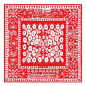 荷兰Moooi Carpets Model 2 红白色 地毯 型号 2