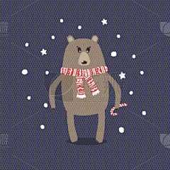 可爱的,熊,卡通,泰迪熊,请柬,贺卡,背景分离,纺织品,打印单据