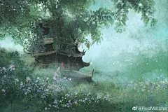 #插画# 春的气息 ​​​​