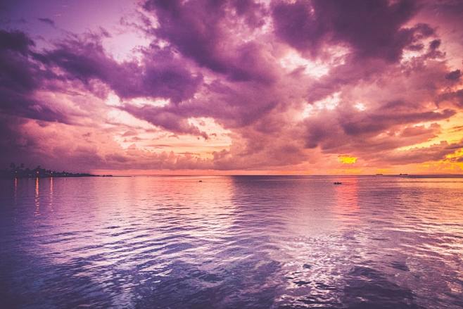 ocean during golden ...