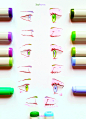 马克笔手绘眼睛（Lärienne） ​（转）via @美术绘画教程 ​ ​​​​