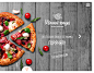 Website design : Mom's Pizza