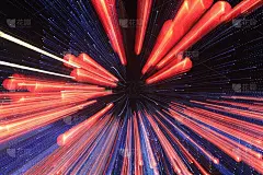 黑暗中的灯光效果