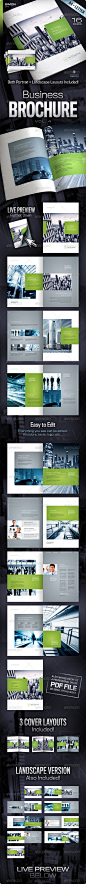 Corporate Business Brochure 16 pages A4 + Letter - Corporate Brochures
