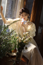 发光蝴蝶少女，你像春天里一副绝美的油画～