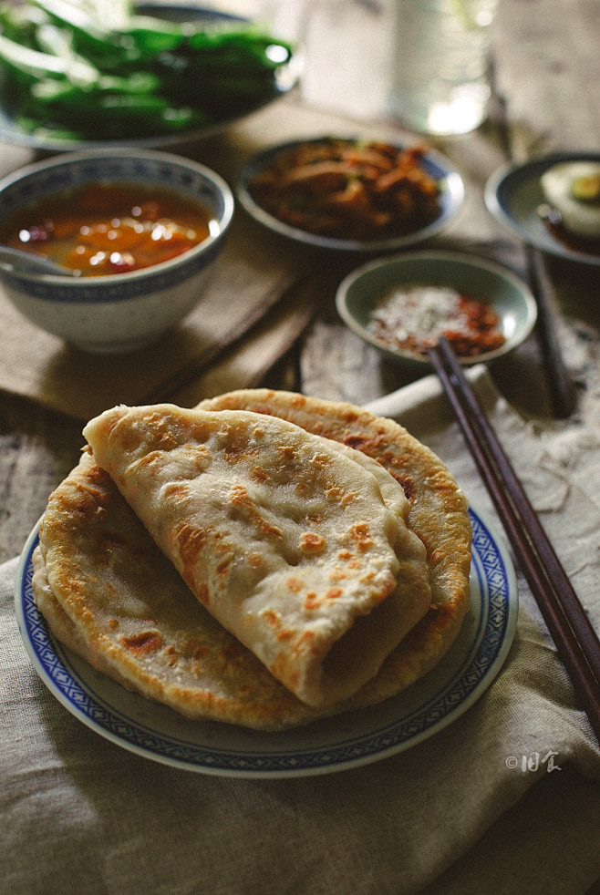 胡萝卜香菇肉馅饼和熬了很久的小-旧食