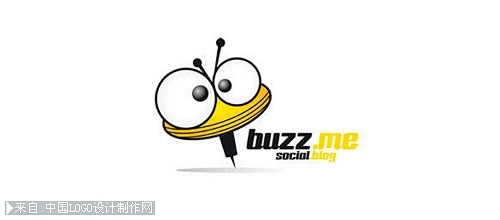 以蜜蜂为创意logo标志设计欣赏|标志设...