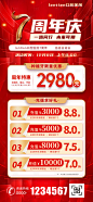 口腔医院周年庆活动海报-源文件
