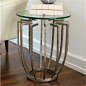 Global Views Spoke Table-Hammered Nicke
16.75"Dia. x 20.5"H
http://www.addisoncollection.net/gv-9-92235.html