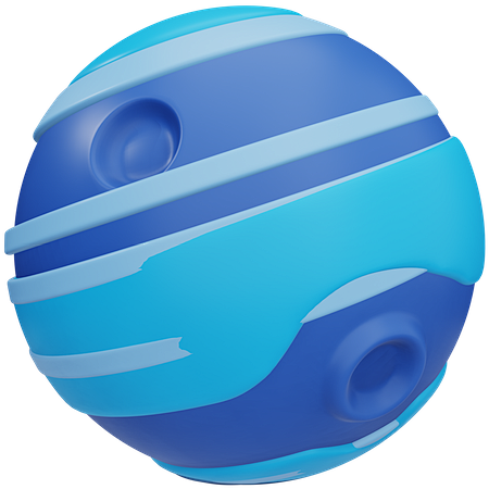 海王星星球 3D 图标