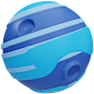 海王星星球 3D 图标