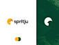 Spritju - Logo illustrator energy branding brand icon swallow logo swallow iran illustration logo