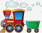 玩具小火车 创意素材
