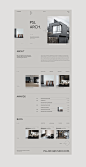 PSL Architects — Portfolio Website UI/UX : PSL Architects is a young forward-looking studio of architecture and interior design founded by three talented creative people.