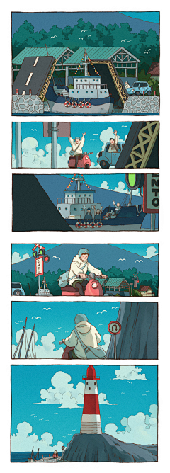 蓝小美Lan采集到「绘画」漫画有情节的故事