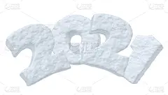 2021年新春快乐雪文孤立上白