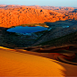 沙漠珠峰上的风景 ，有没有点神奇的感受呢？