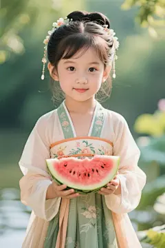 汉服小女孩人物摄影