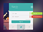 Sign in form - UX/UI 