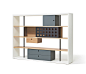 Frame shelving system by Richard Lampert | Office shelving systems