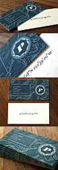 名片设计 | Letterpress Business Cards
