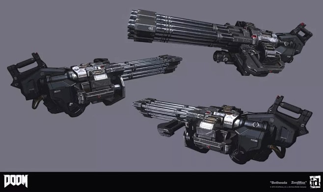 游戏《DOOM》中由Gregor Kopka创建模型