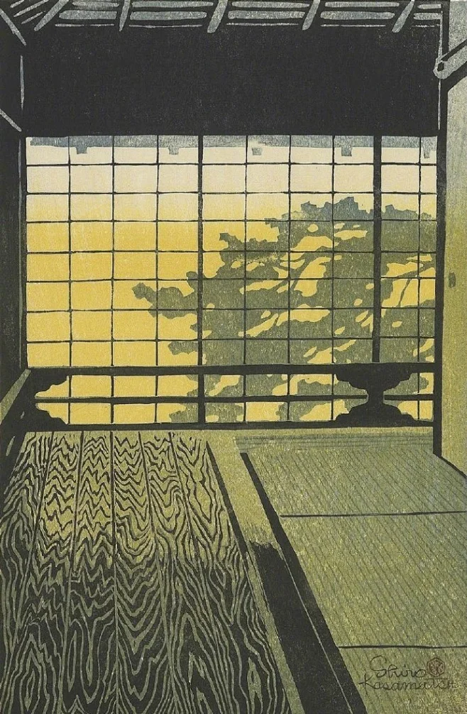 版画大师史郎笠松 -花瓣网