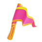 Game Flag  3D Icon