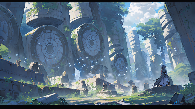 AI场景绘画-游戏场景-神庙-遗迹-11...