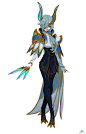 Winter blessed Xayah FANART