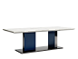 Rectangular living room table DORIAN | Living room table by VOLPI