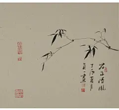 吴门禅意 纯手绘梅兰竹菊禅意花鸟国画 新中式装饰画 客厅挂画-淘宝网