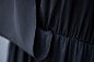 黑色裙子 连衣裙不规则连衣短裙原创设计 2014T袖针织连衣裙 新款 2013